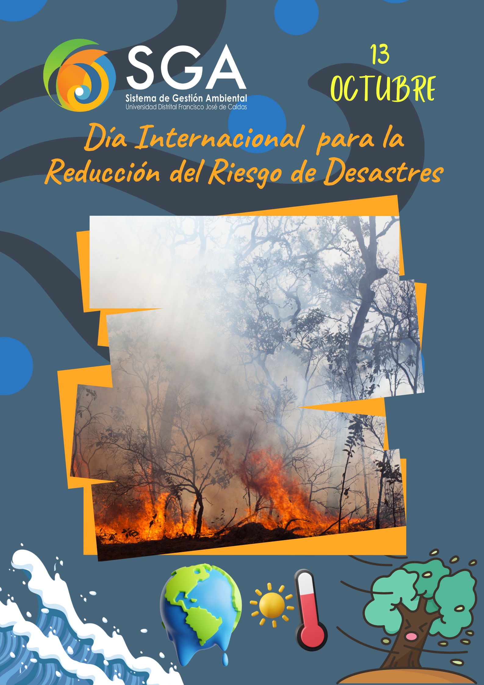 Imagen decorativa 13 DE OCTUBRE - DÍA INTERNACIONAL PARA LA REDUCCIÓN DEL RIESGO DE DESASTRES