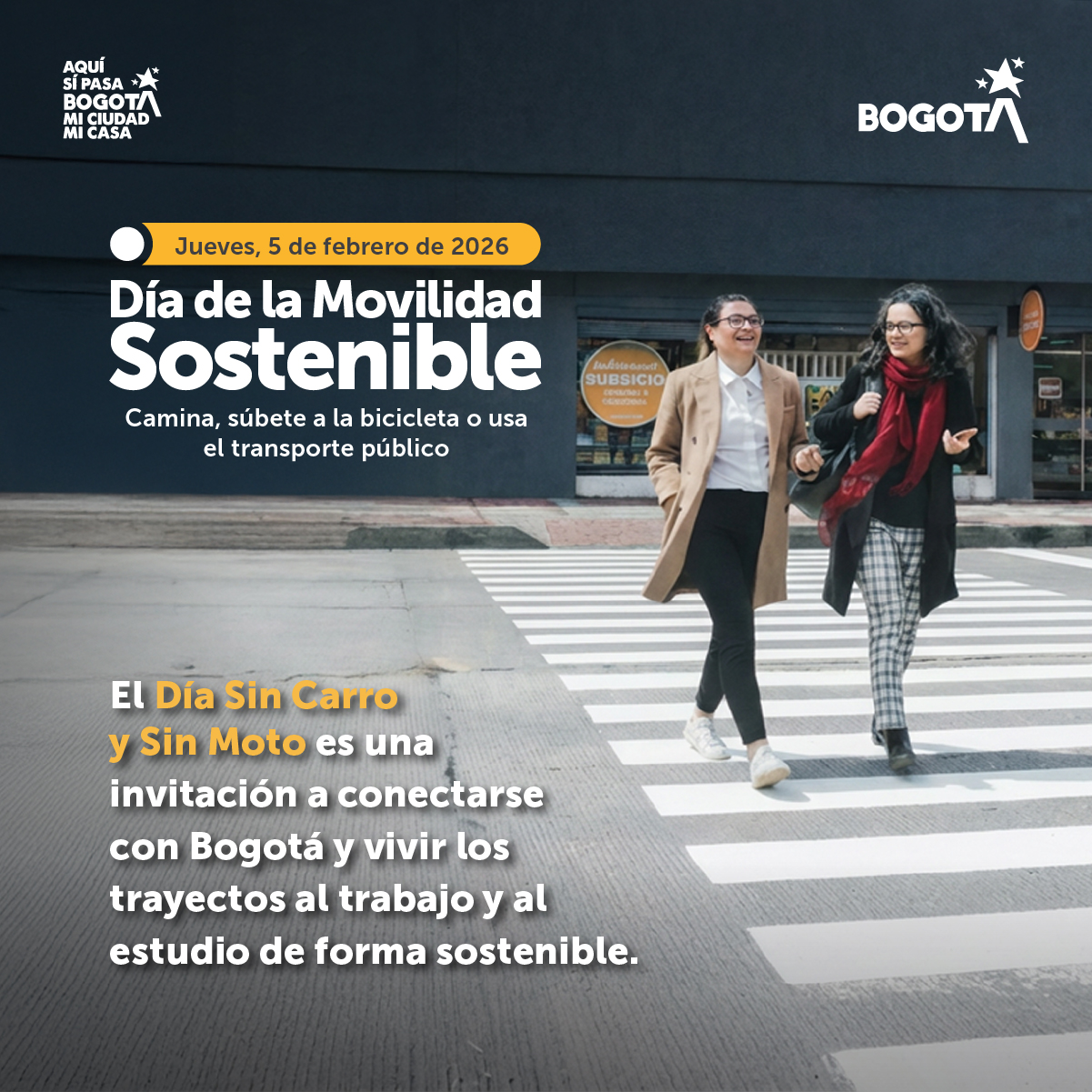 Imagen decorativa DÍA SIN CARRO Y SIN MOTO 2026